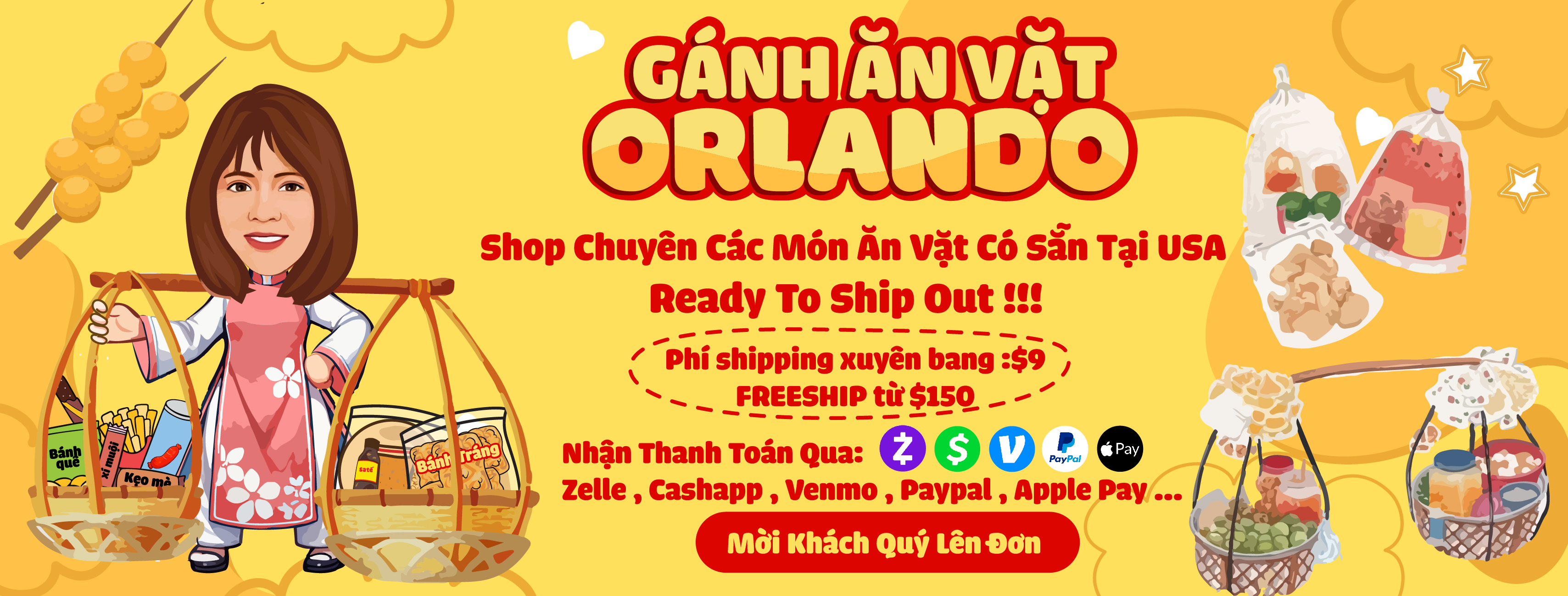 Ganh Ăn Vặt Orlando Banner 01
